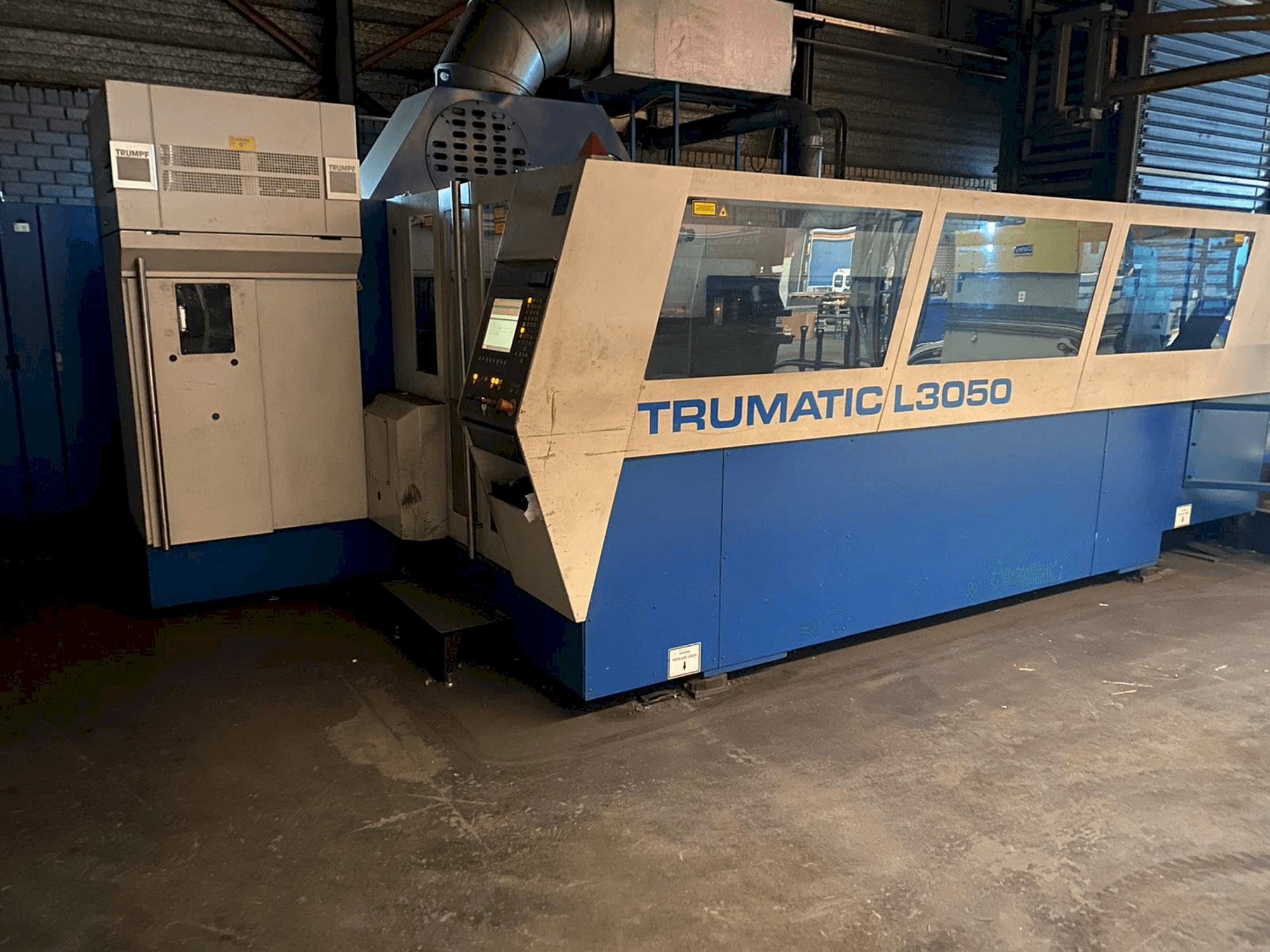 Koneen Trumpf Trumatic L3050 etunäkymä