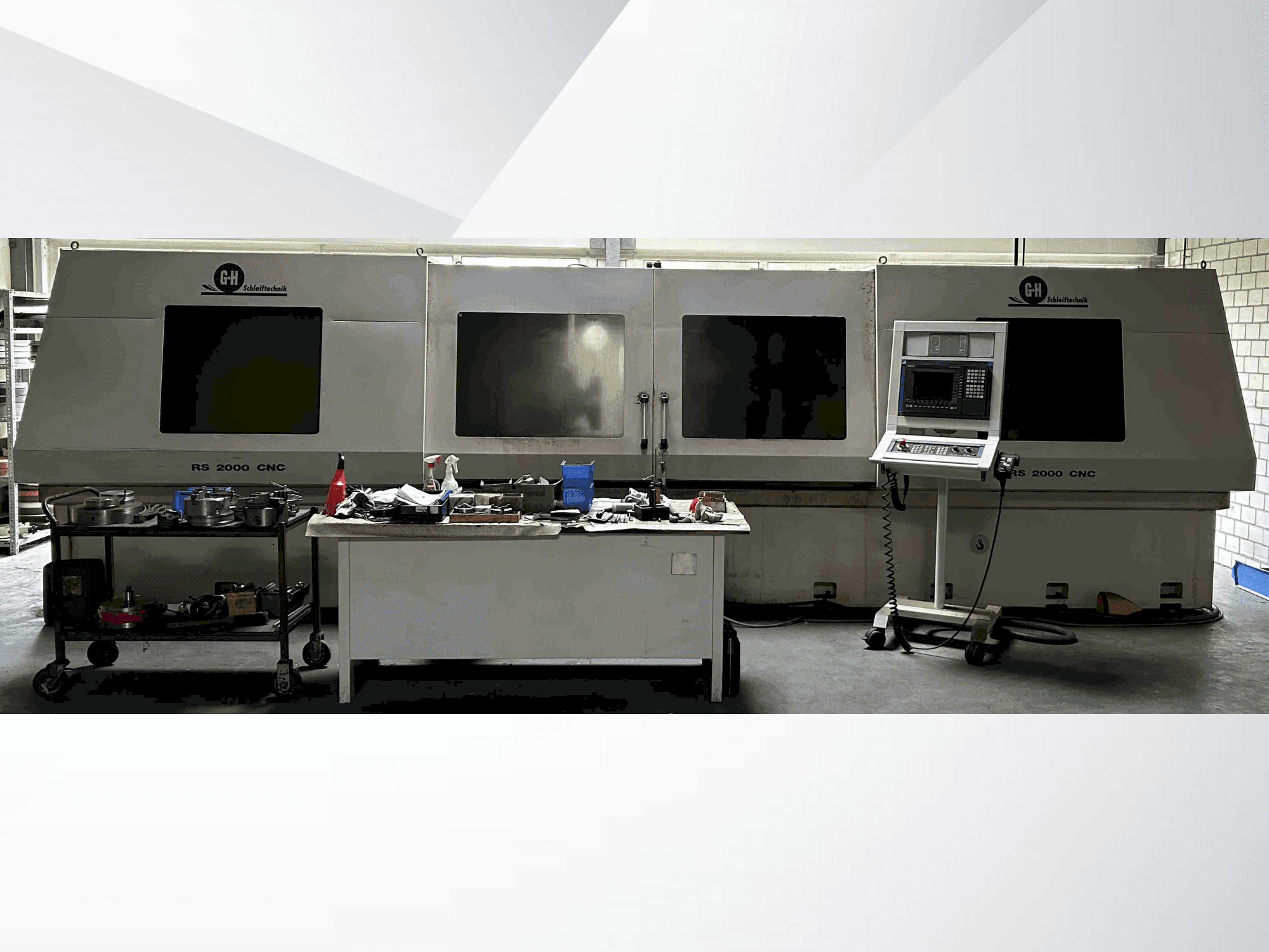 Koneen GEIBEL & HOTZ RS 2000 CNC etunäkymä