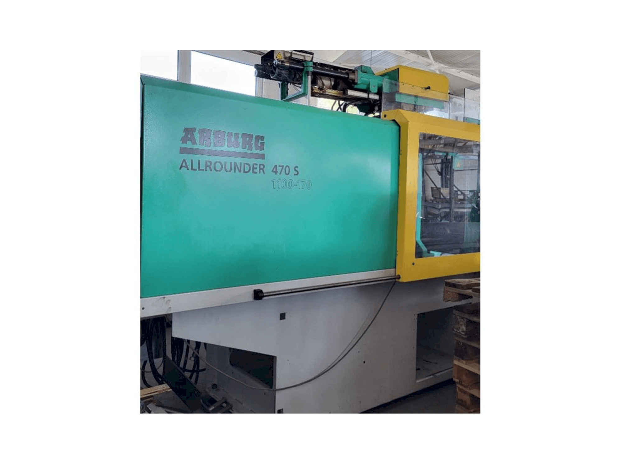 Koneen Arburg Allrounder 470S 1100 - 170/170 etunäkymä
