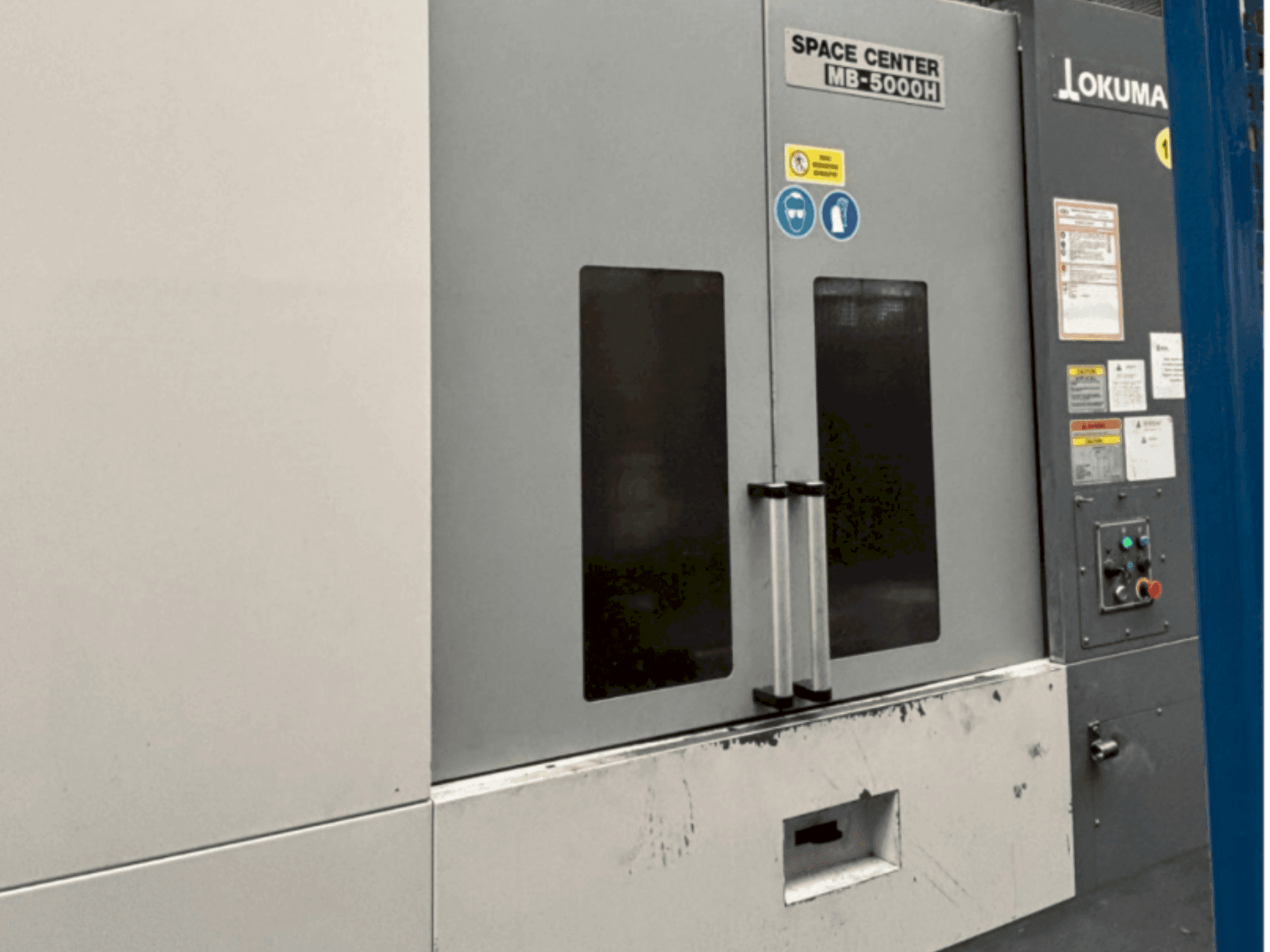 Koneen Okuma MB 5000H etunäkymä