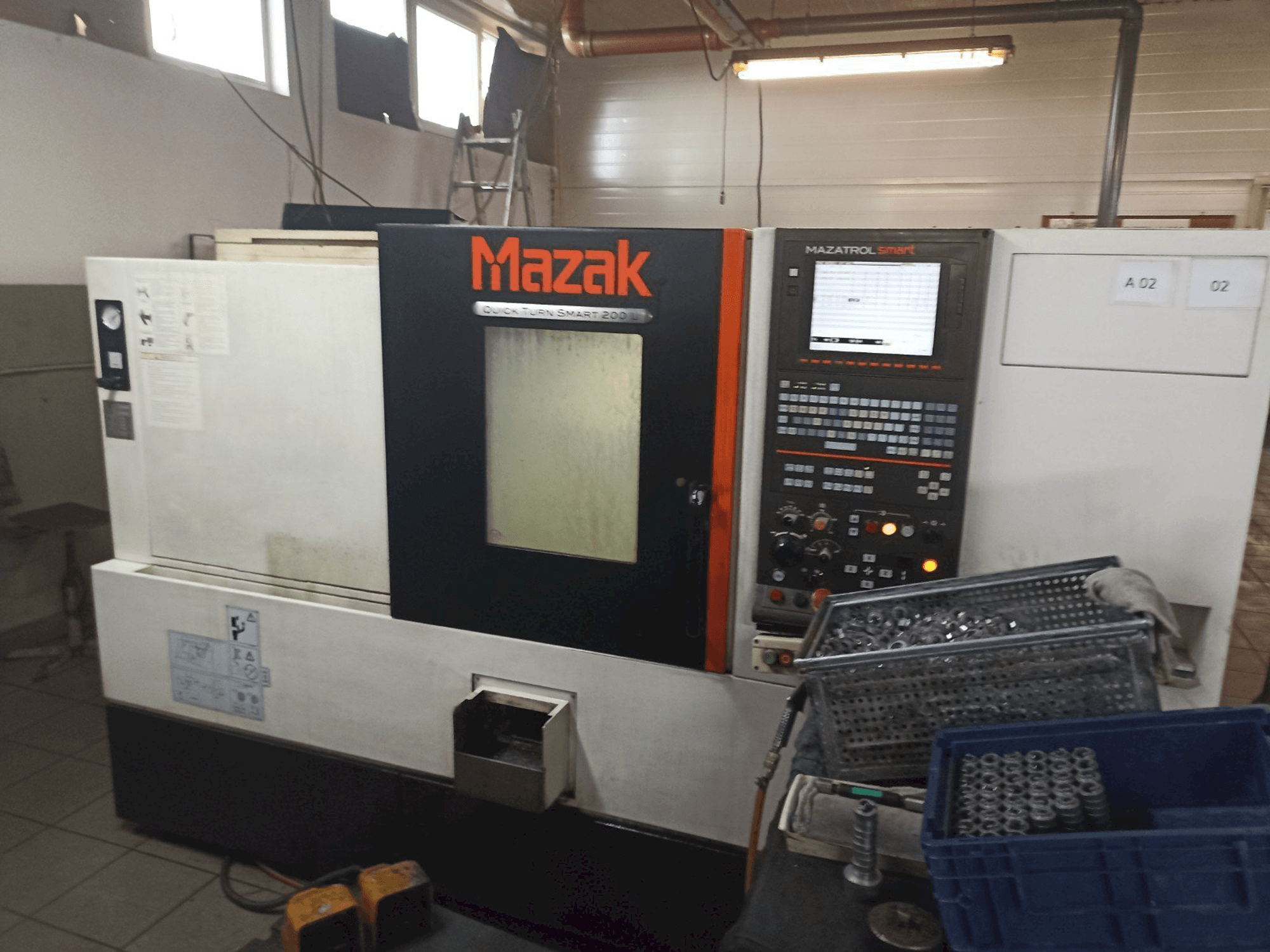 Koneen Mazak Quick Turn Smart 200L etunäkymä
