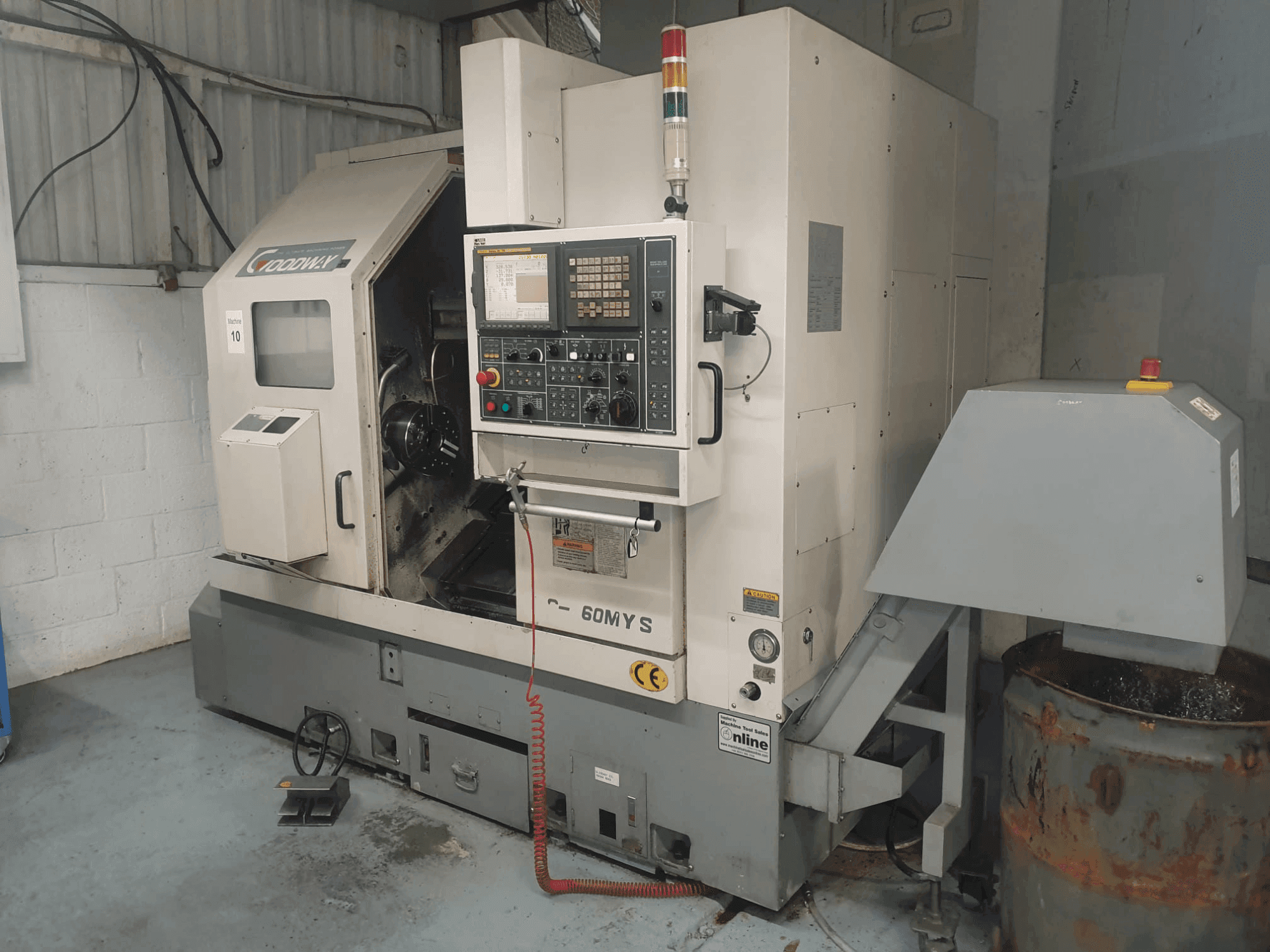 Koneen Goodway GS-260MYS etunäkymä