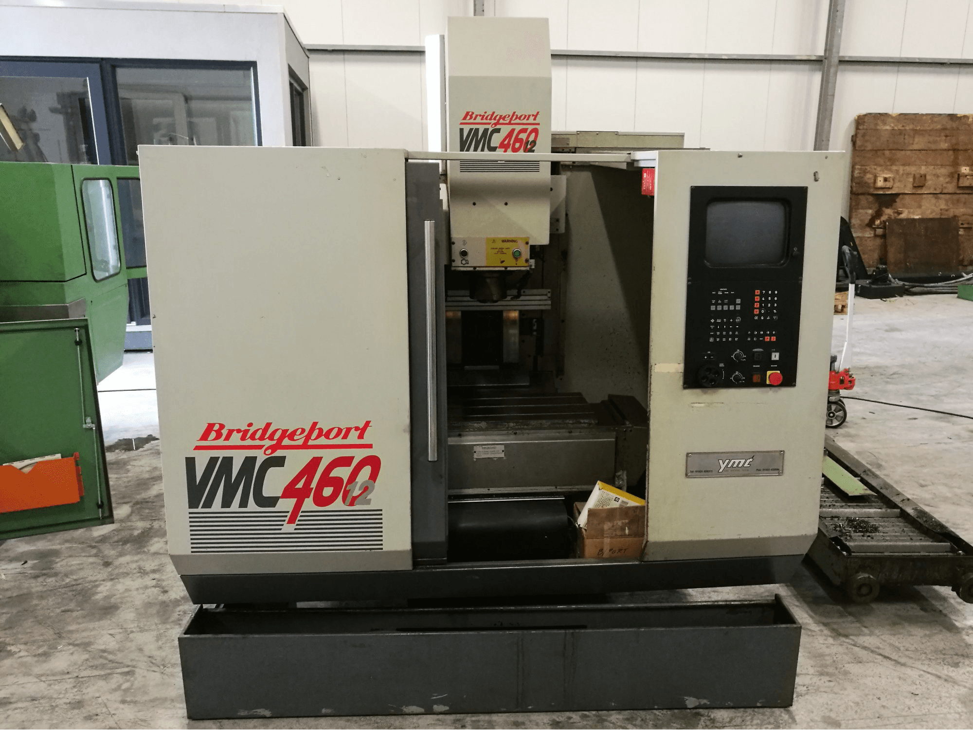 Koneen Bridgeport etunäkymä VMC 460