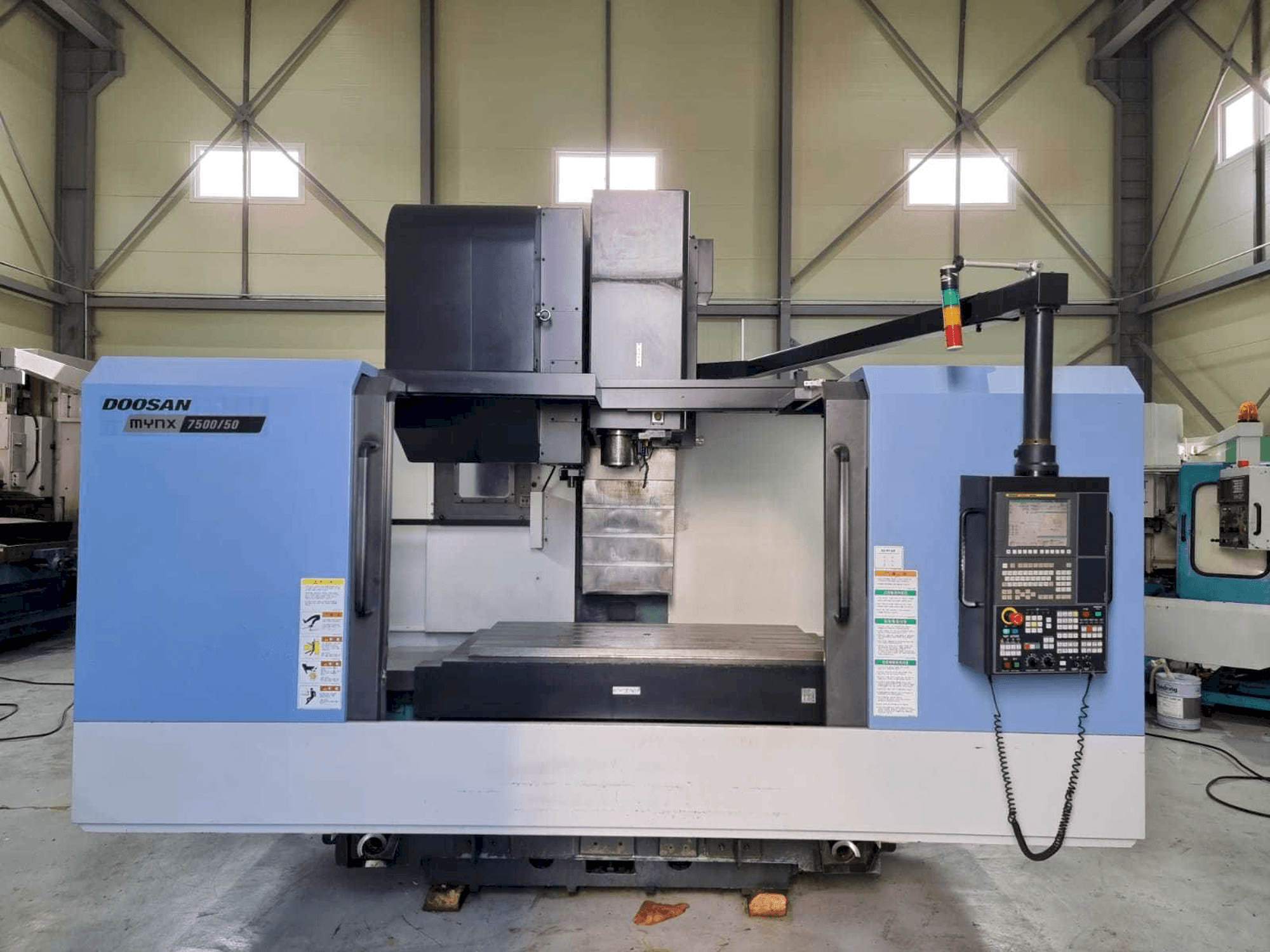 Koneen Doosan Mynx 7500/50 etunäkymä