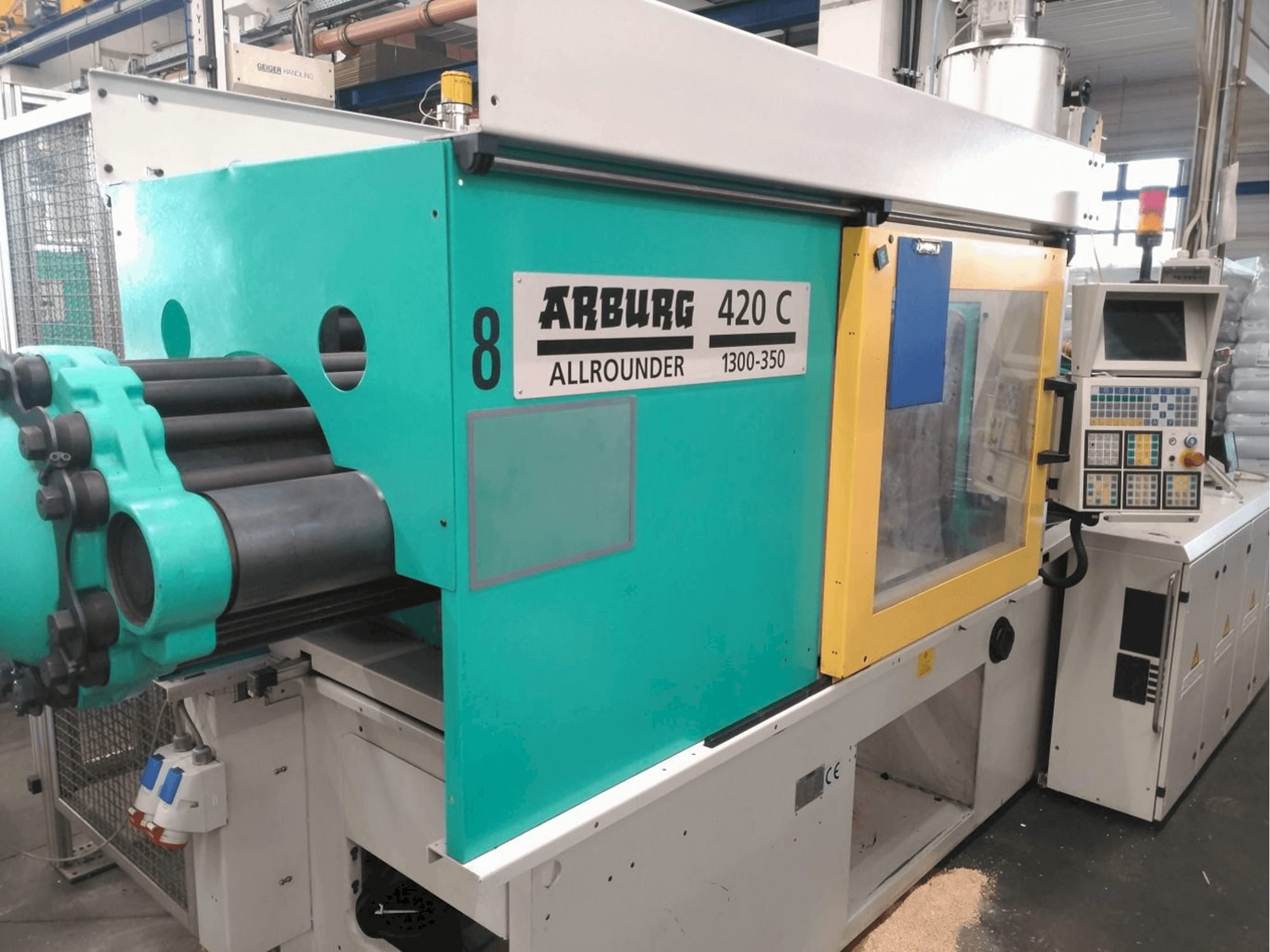 Koneen Arburg 420 C 1300-350 etunäkymä
