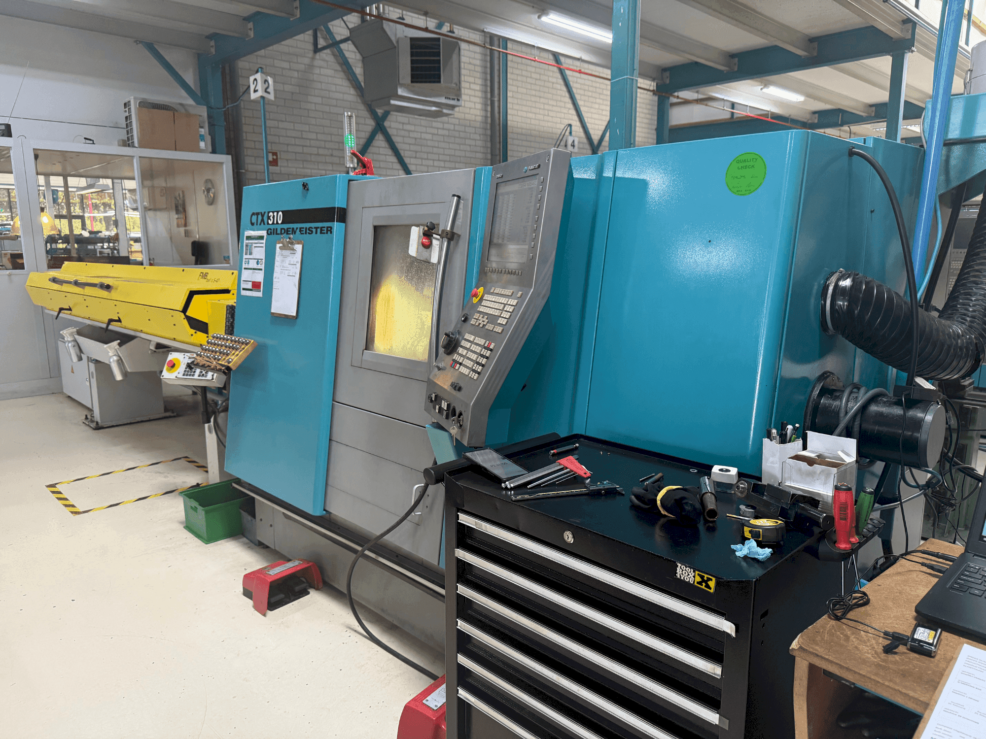 Koneen DMG Gildemeister CTX 310 etunäkymä