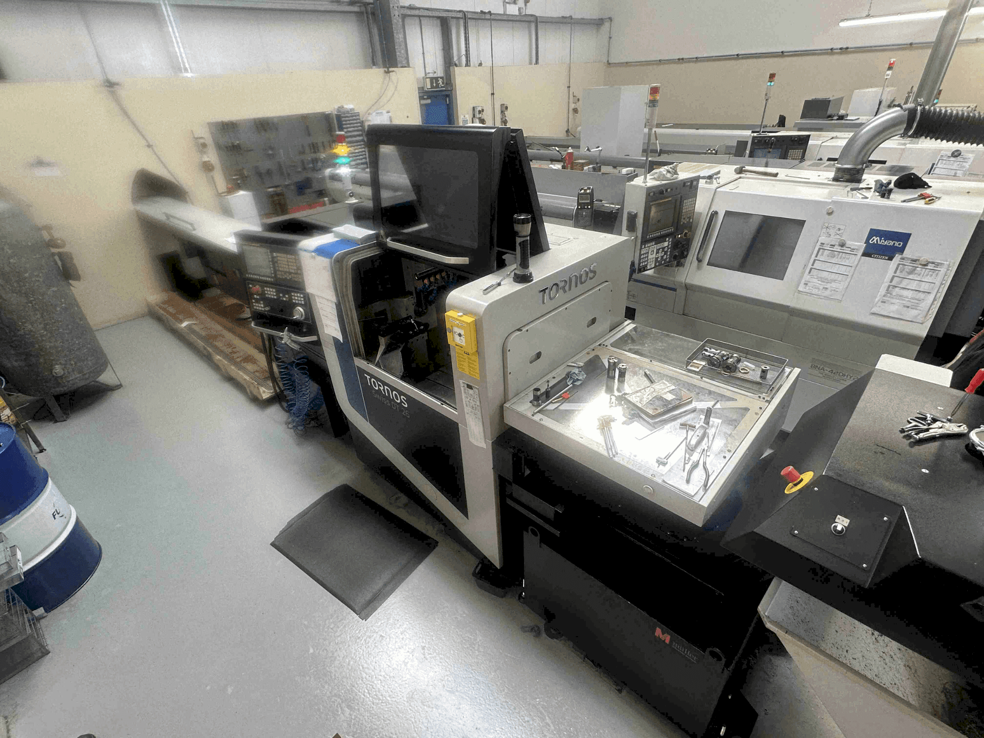 Koneen STAR MICRONICS Swiss DT26 etunäkymä