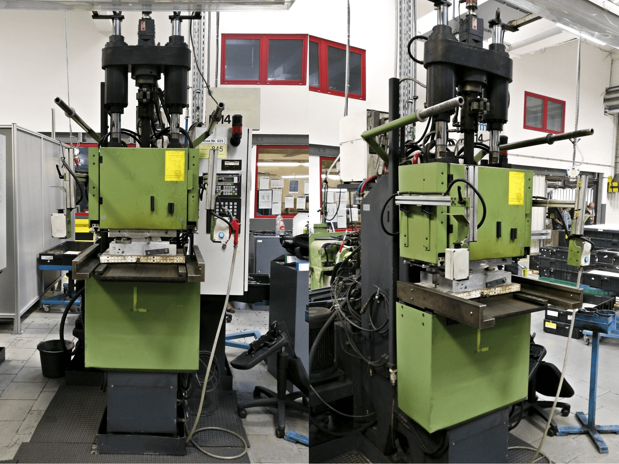 Koneen Kloeckner Desma etunäkymä 956.050