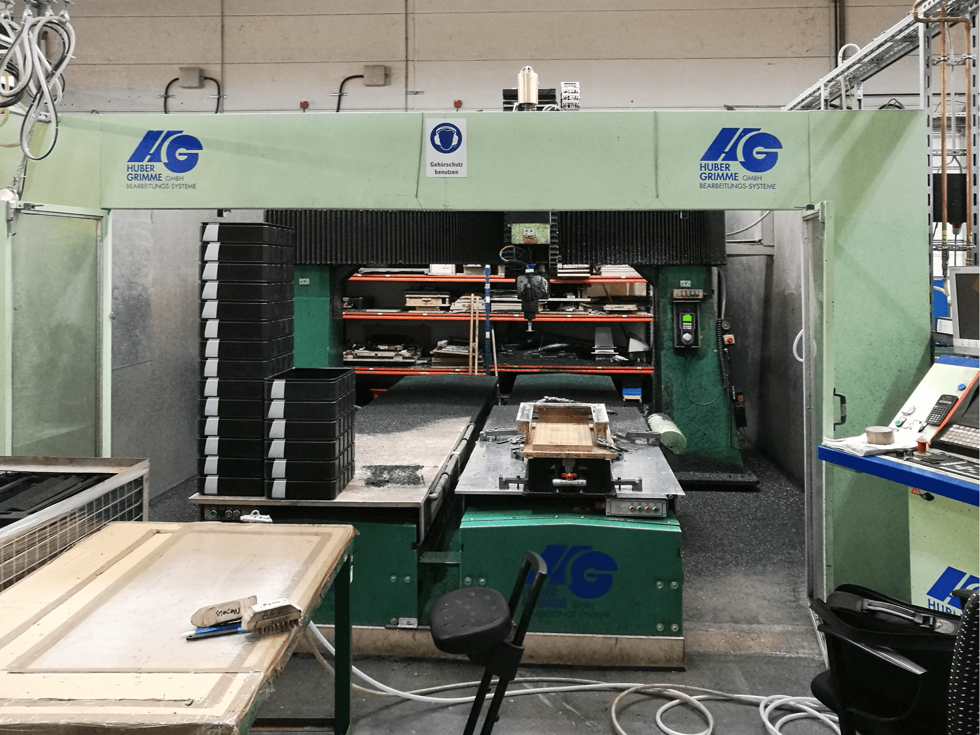 Koneen Huber&Grimme etunäkymäHG3000T