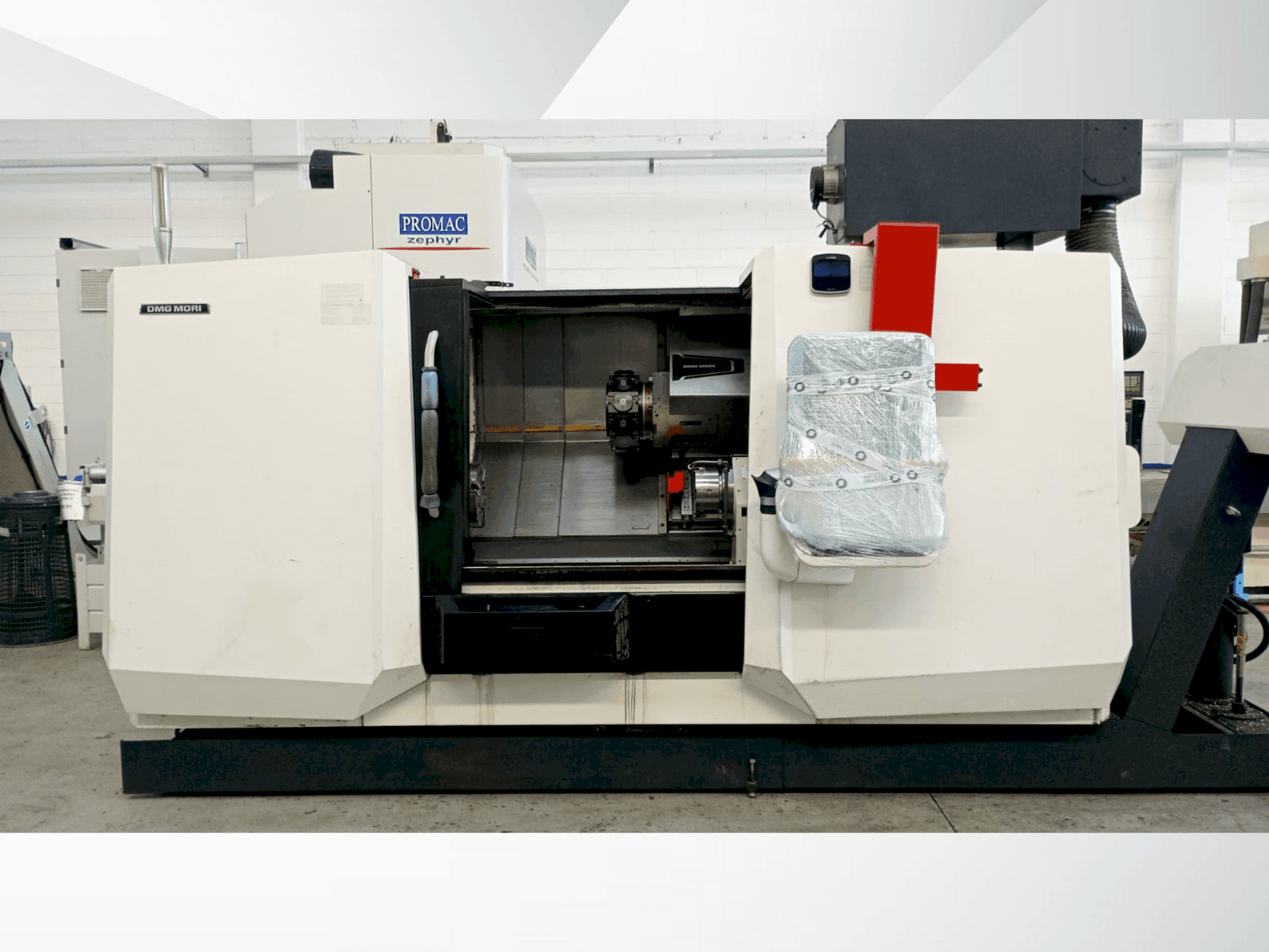 Koneen DMG MORI CLX 550 etunäkymä