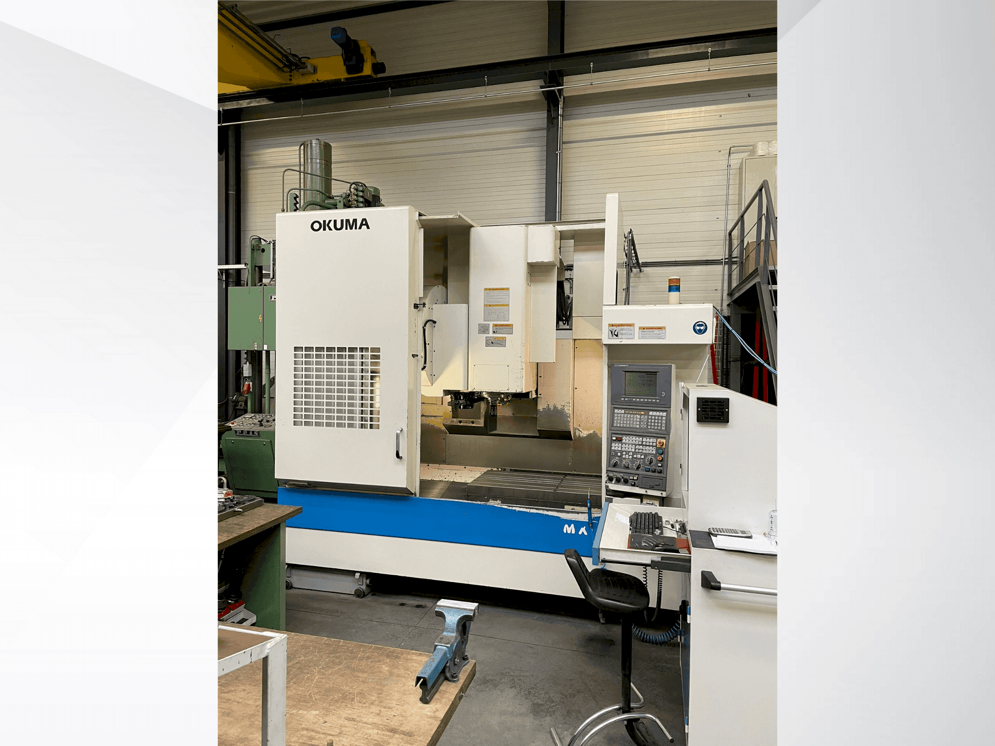 Koneen Okuma MX-55VB etunäkymä