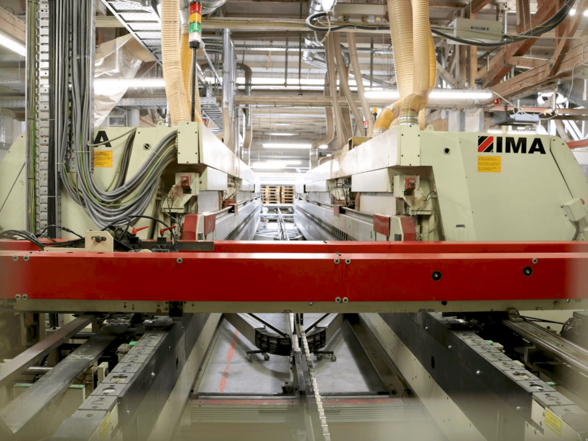 Koneen IMA Angular transfer etunäkymä