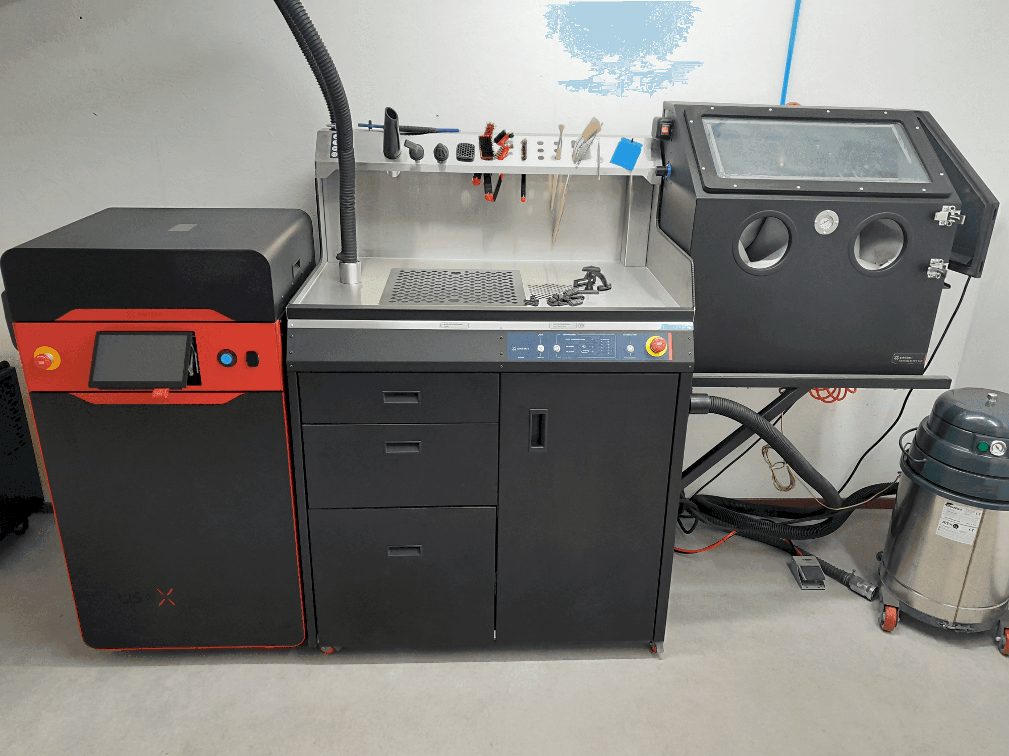 Koneen SINTERIT lisa x etunäkymä