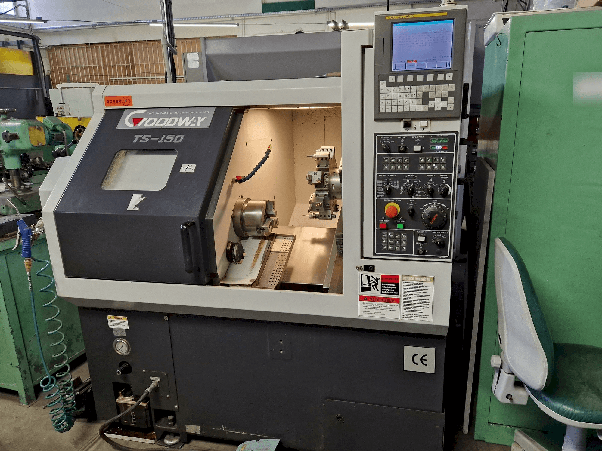 Koneen Goodway TS-150M etunäkymä